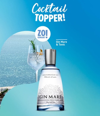 Cocktailtopper Gin mare Tonic! zo gemaakt